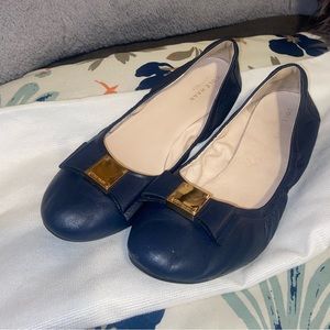 COLE HAAN| Navy Ballet Flats